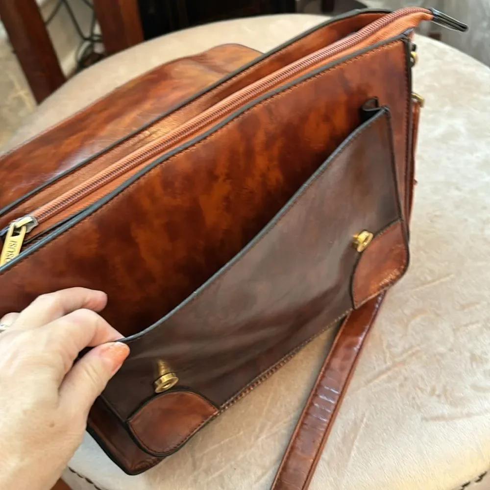 EUC VTG-STYLE *BOW* Messenger Purse Womens School Satchel Messenger Bag - Picture 12 of 12